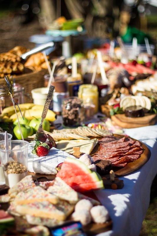 le repas idéal pour le jour de votre mariage, un buffet unique, pour le vin d'honneur ou le repas, en Normandie 