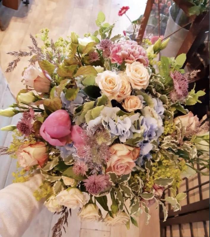 Mariage en Normandie - photo d'un bouquet de fleurs de mariée