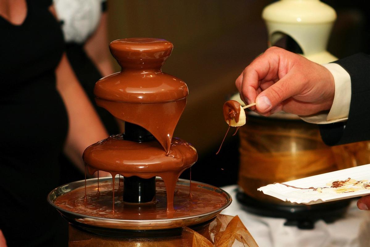 fontaine en chocolat pour mariage en Normandie