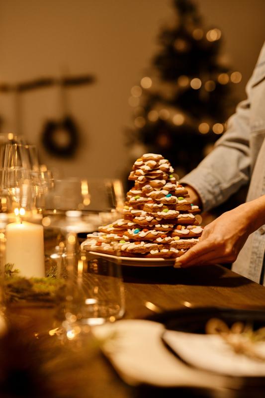 sablés de noel pour un dessert de mariage original