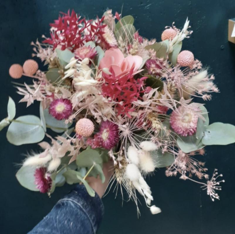 Mariage en Normandie - photo d'un bouquet de fleurs de mariée