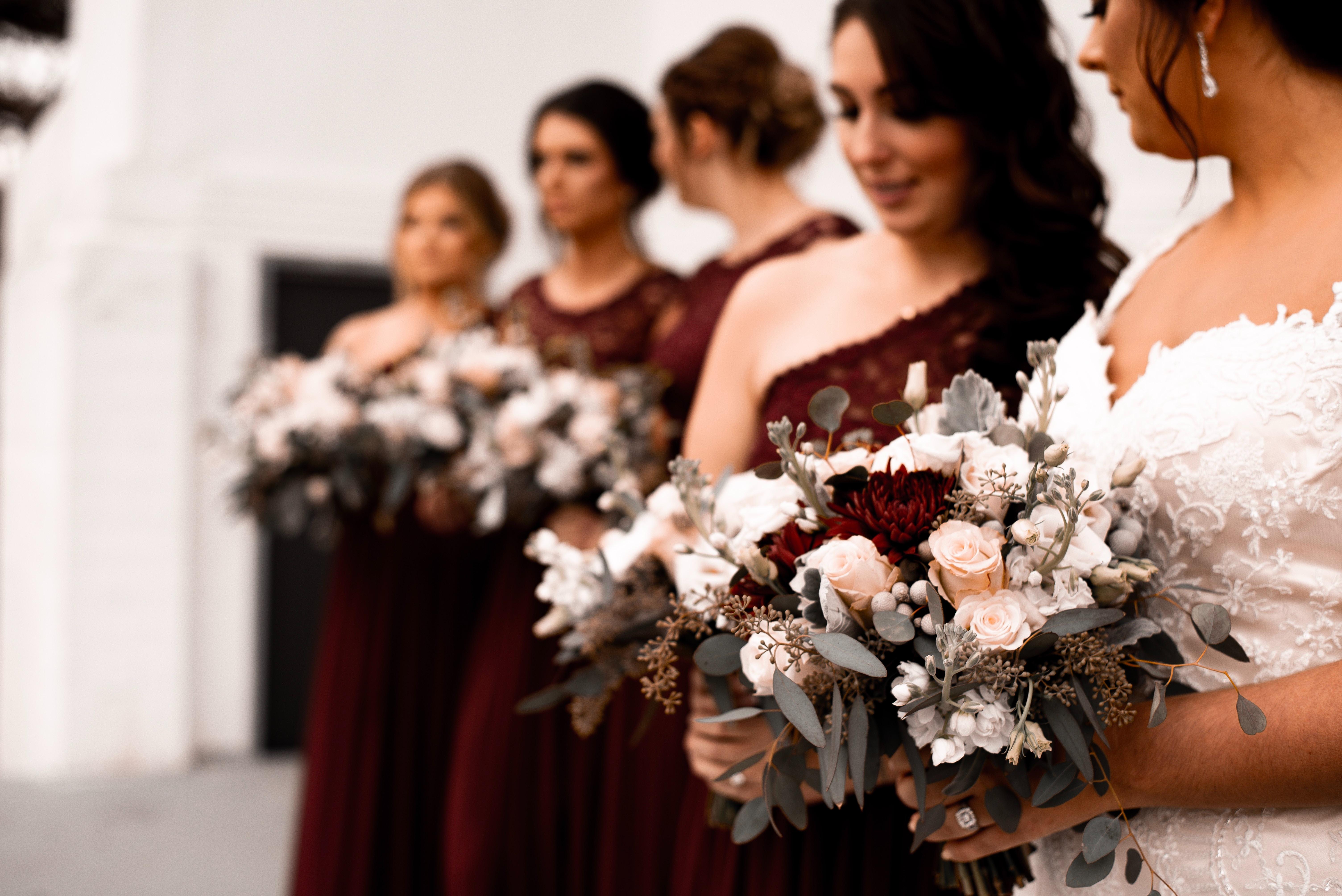 Inspiration de robes pour demoiselles d'honneur de mariage avec un thème aux couleurs pastel