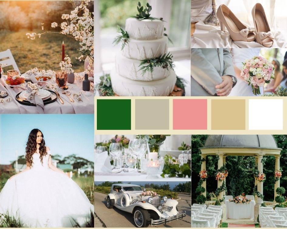 Wedding Moodboard- Planche d'inspirations de Mariage 2019