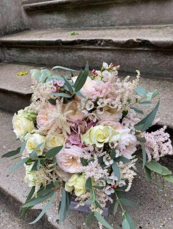 Mariage en Normandie - photo d'un bouquet de fleurs de mariée