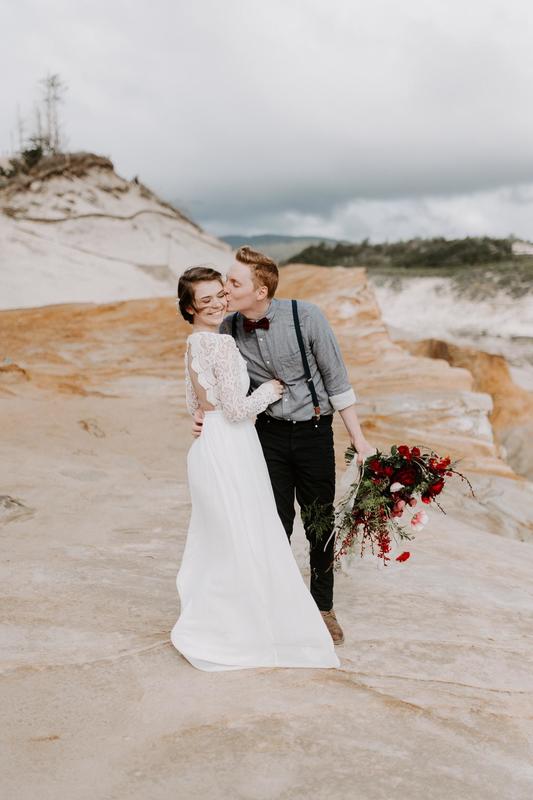 photographie d'un couple marié pour représenter les coutumes et traditions du mariage Suédois