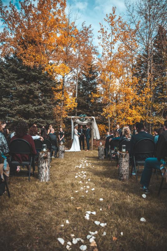 cérémonie mariage laique en extérieur