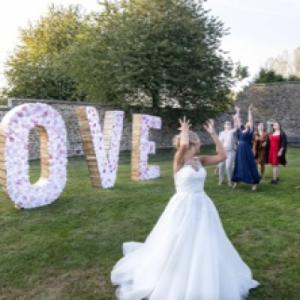 lettre géante pour le jour j en normandie - Mariage en Normandie lettre géante pour le jour j en normandie - Mariage en Normandie