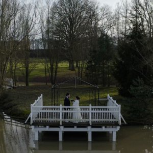 Vidéaste O&R Drones, une photo prise avec un drone  - Mariage en Normandie