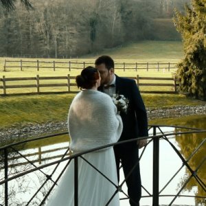 capture d'une vidéo le jour du mariage des futurs mariés en Normandie  - Mariage en Normandie