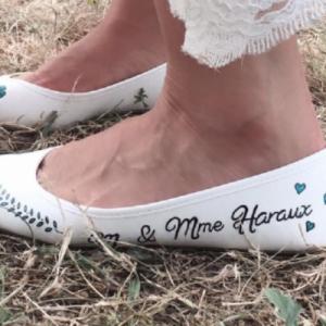 Personnalisation des chaussures pour votre mariage en Normandie - Mariage en Normandie Personnalisation des chaussures pour votre mariage en Normandie - Mariage en Normandie