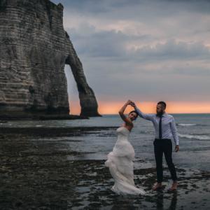 une superbe photo avec des effets de lumière, en normandie - Mariage en Normandie une superbe photo avec des effets de lumière, en normandie - Mariage en Normandie